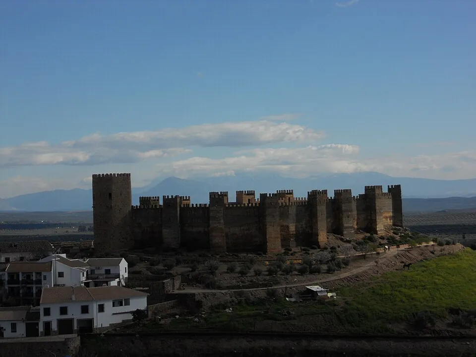 El castillo de Burgalimar, en Baños de la Encina.