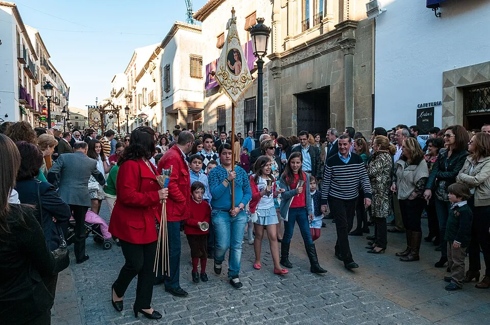 Procesión de Semana Santa en Úbeda.